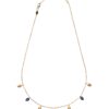 Déva necklace in lapis lazuli and vermeil or solid gold