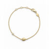 Bracelet Déva en vermeil 18 carats et saphirs blancs