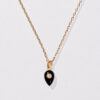 Pendentif Déva en onyx et vermeil