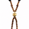 Sautoir Le 108 vermeil 18 carats et onyx mat