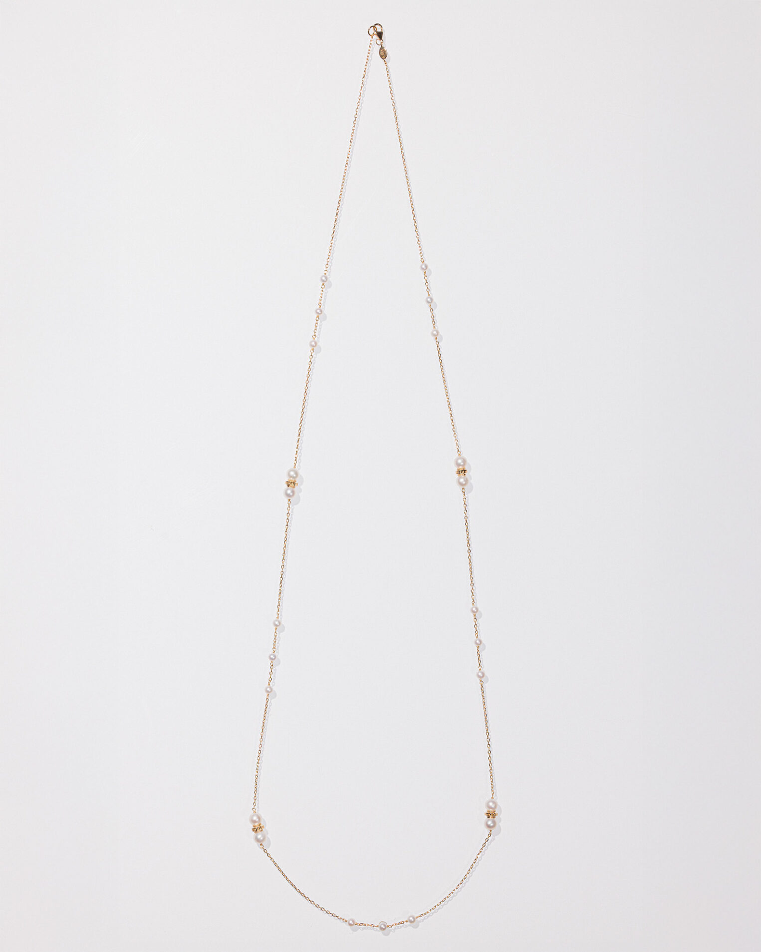 Sautoir Suzanne en vermeil 18 cts et perles de culture